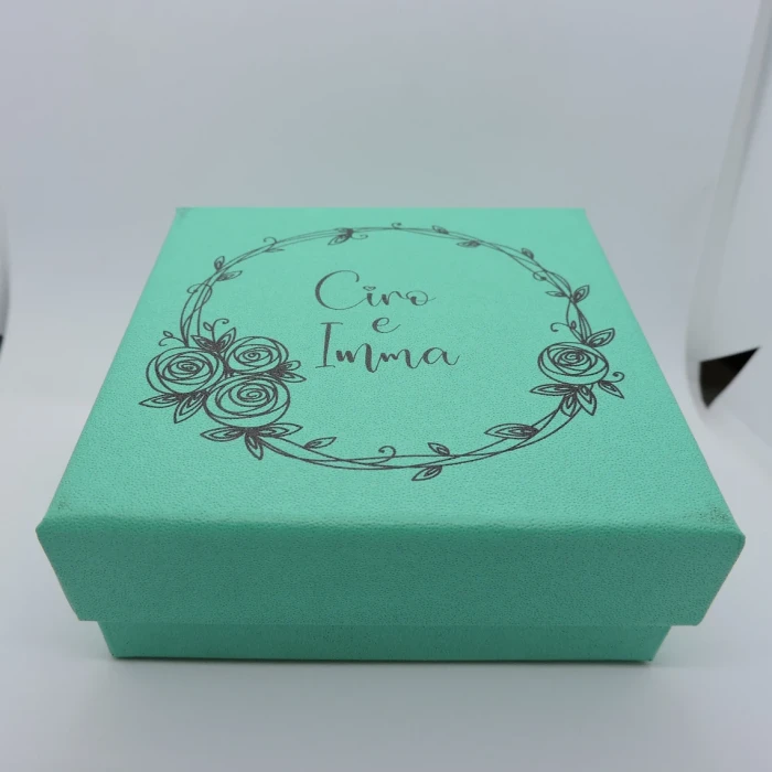Scatole Regalo Personalizzate vuote per Compleanni, Diciottesimi, Anniversari, Matrimonio, Bomboniere, Testimone,Damigelle, Dottorati, Lauree e Master