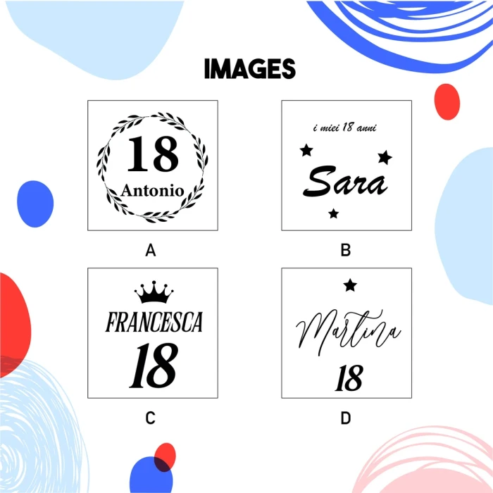 Scatole Regalo Personalizzate vuote per Compleanni, Diciottesimi, Anniversari, Matrimonio, Bomboniere, Testimone,Damigelle, Dottorati, Lauree e Master