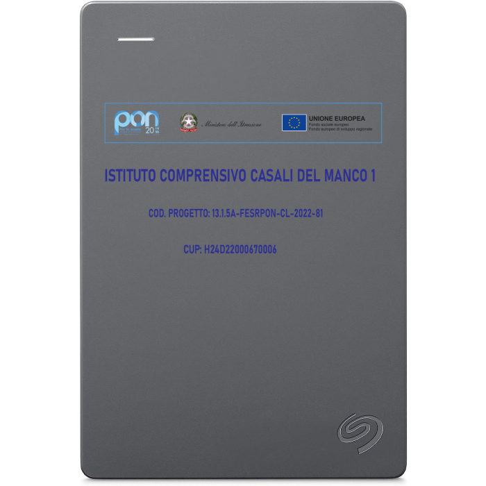 Hard Disk Esterno Portatile da 1TB con Stampa Personalizzata - USB 3.0 per PC Desktop, PC Portatili