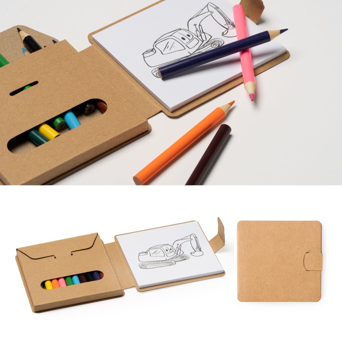 Set Colori Pastello 12pz con Stampa Personalizzata - Ideale per Scuola PON - POC - POR - PNRR