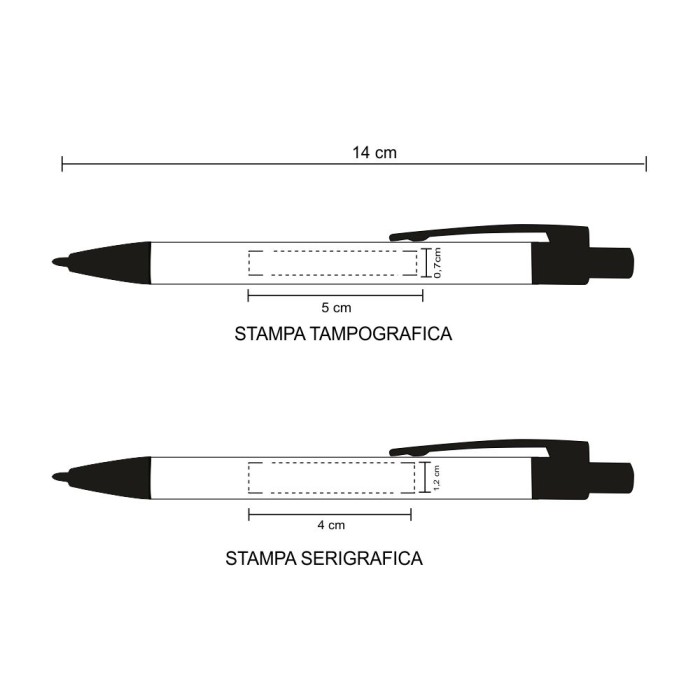 Penna Sfera Eco con Stampa Personalizzata