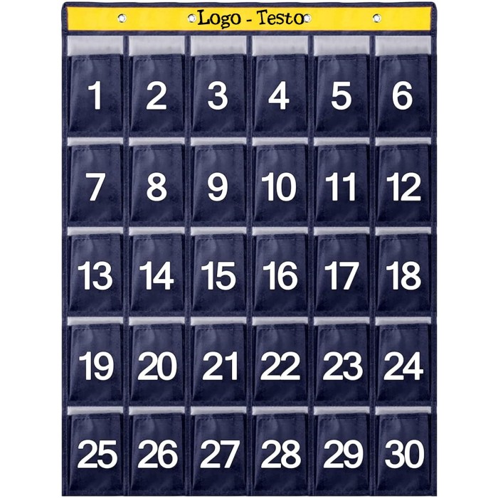 Tasca Porta Cellulari Organizer Portaoggetti da Parete 30 Posti Personalizzata