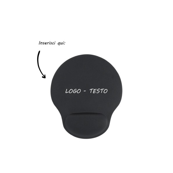 Tappetino Mouse ergonomico con Stampa Personalizzata - Lukas