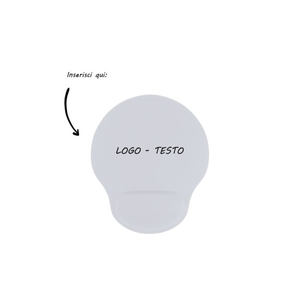Tappetino Mouse ergonomico con Stampa Personalizzata - Lukas