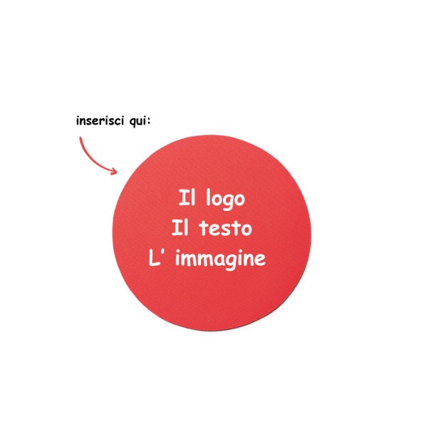 Tappetino Mouse rotondo con Stampa Personalizzata - Lothar
