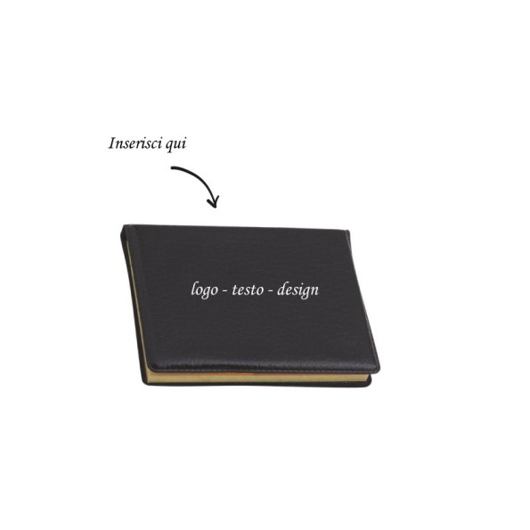 Astuccio Porta Post-It con Stampa Personalizzata - cm 10,5x8,2x1,5