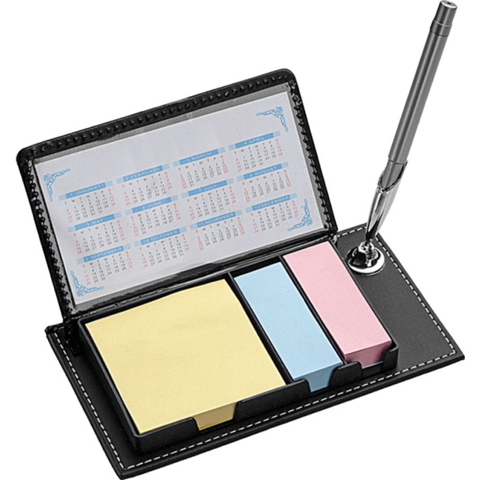 Porta Post-It con penna e Stampa Personalizzata - cm 18x10