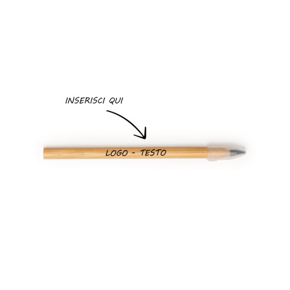 Matita perpetua in bamboo con Stampa Personalizzata