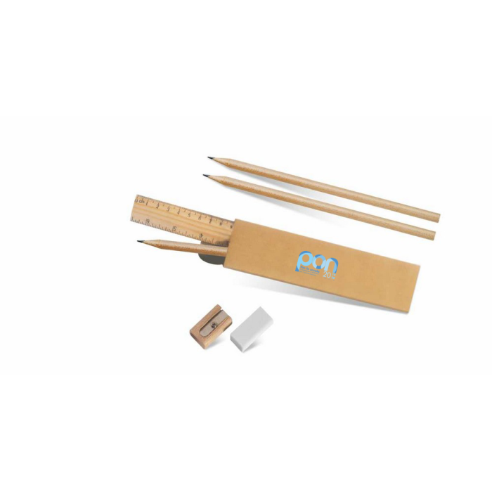 Set Legno 6 Pezzi con Stampa Personalizzata