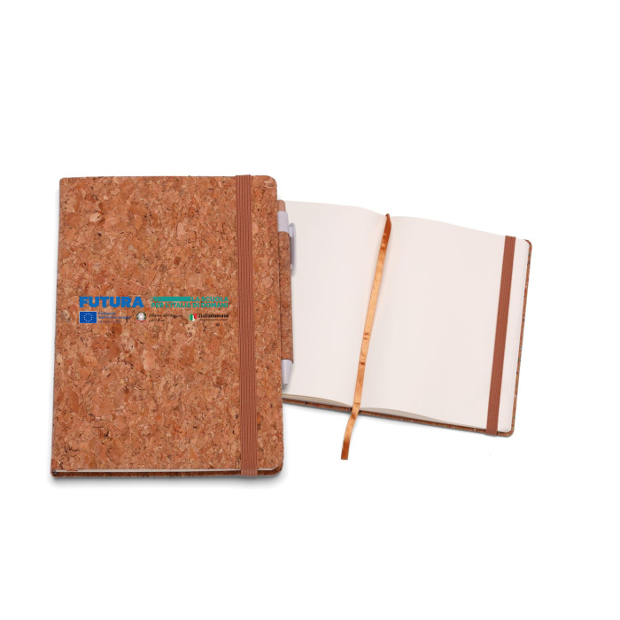 Block Notes Sughero cm. 15x21 con Stampa Personalizzata
