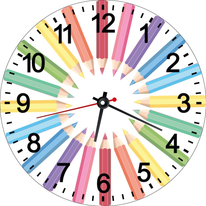 Orologio da Parete con Stampa Personalizzata diametro 30cm Rotondo - Forex 5mm