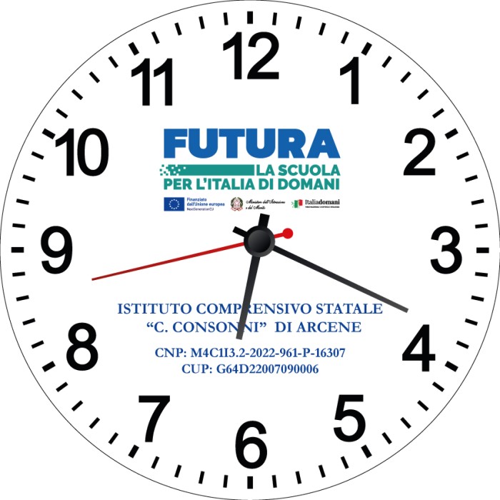 Orologio da Parete con Stampa Personalizzata diametro 30cm Rotondo - Forex 5mm