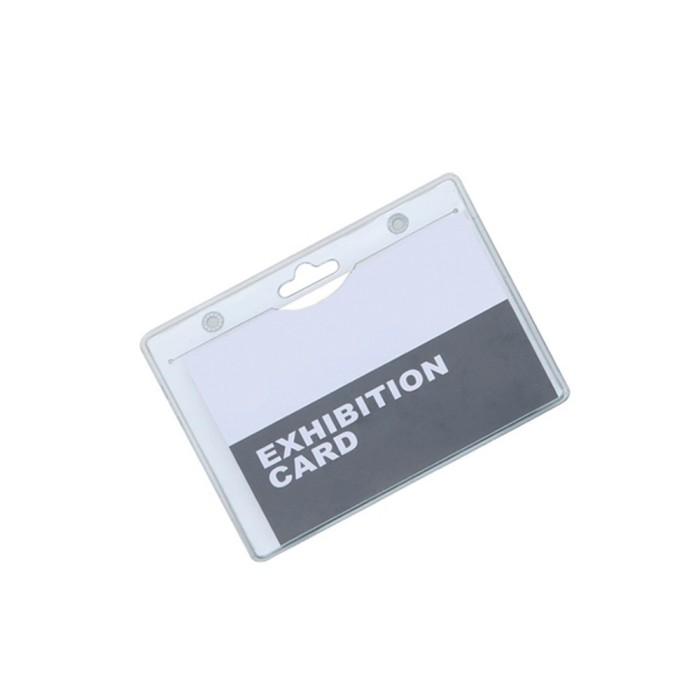 Porta Badge 13,7x11,5 Cm con  Lanyard In Poliestere Personalizzato