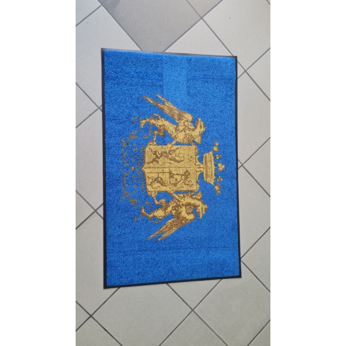 Tappeto Zerbino Asciugapassi Personalizzato con Bordo Antinciampo 75x120Cm