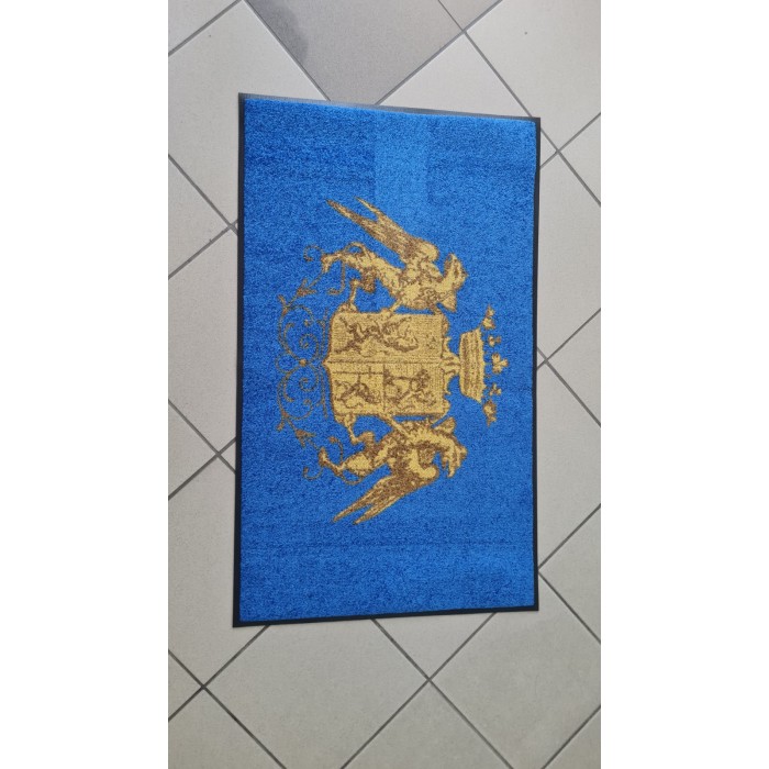 Tappeto Zerbino Asciugapassi Personalizzato con Bordo Antinciampo 75x100Cm