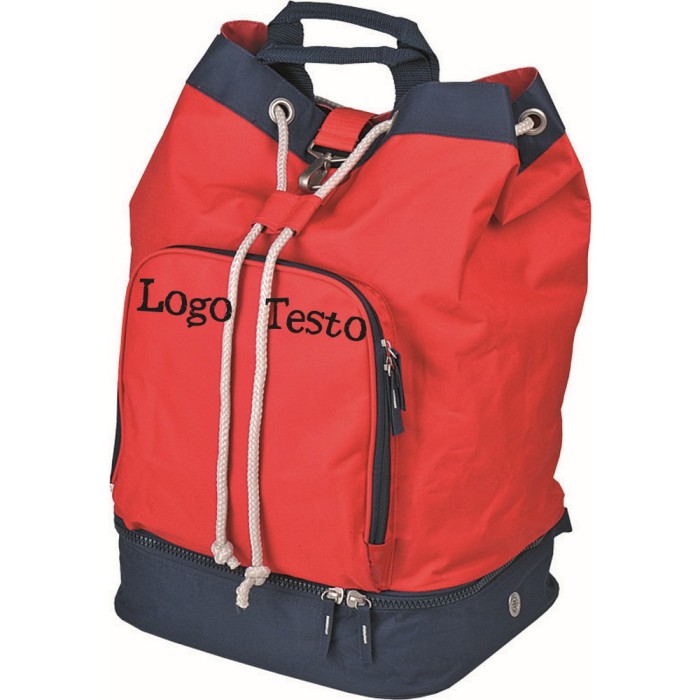 Zaino Palestra  in Poliestere 600D cm 36x53x25 Personalizzato