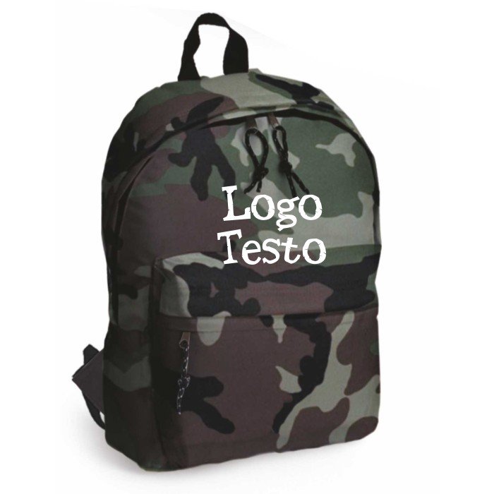 Zaino East in Poliestere 600D  cm 28x38x12 Personalizzato