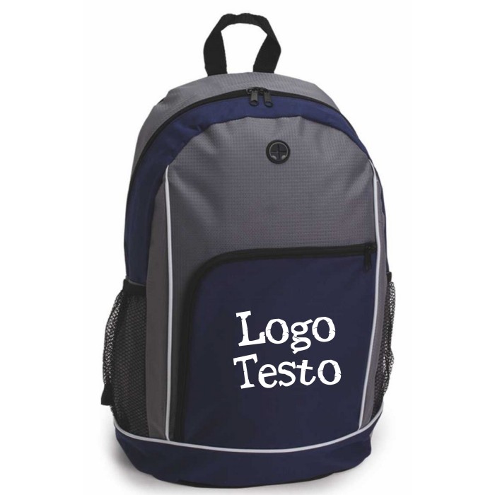 Zaino Everest in Poliestere 600D e Jaquard cm  30 x 17,5 x 44,5 Personalizzato