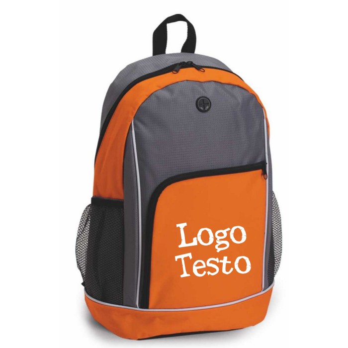 Zaino Everest in Poliestere 600D e Jaquard cm  30 x 17,5 x 44,5 Personalizzato