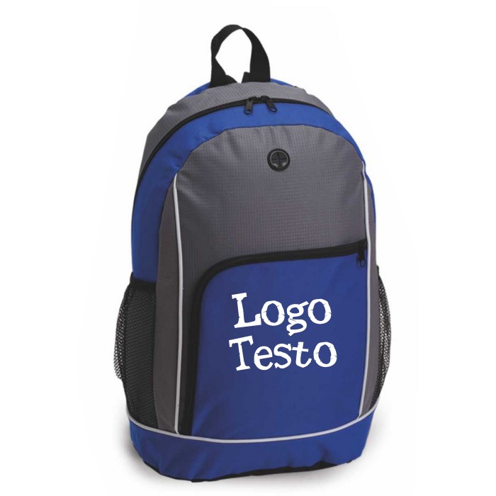 Zaino Everest in Poliestere 600D e Jaquard cm  30 x 17,5 x 44,5 Personalizzato