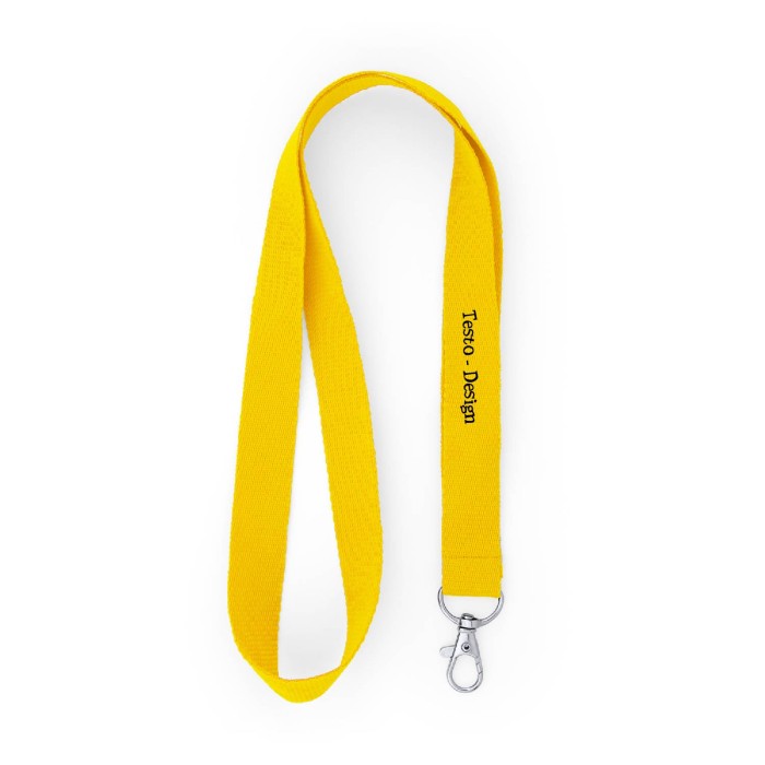 Porta Badge 8,2x12,4 Cm con  Laccio Lanyard Da Collo In Poliestere Personalizzato