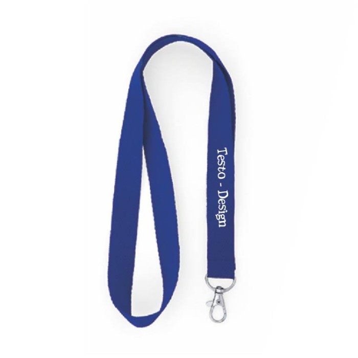 Porta Badge 11,7x18 Cm con  Laccio Lanyard Da Collo In Poliestere Personalizzato