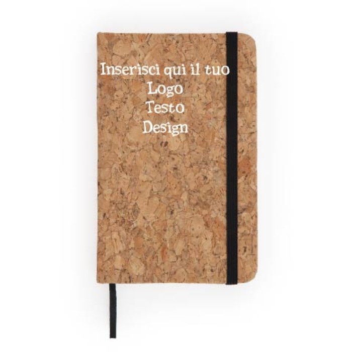 Block Notes in Sughero A6 con Stampa Personalizzata