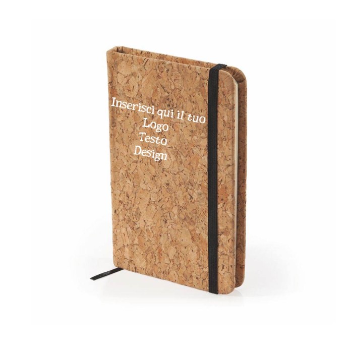 Block Notes in Sughero A6 con Stampa Personalizzata