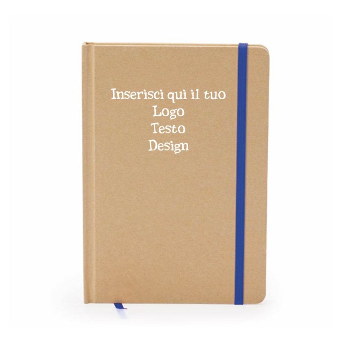 Blocco Note Formato A5 Con Copertina Rigida In Cartone Riciclato