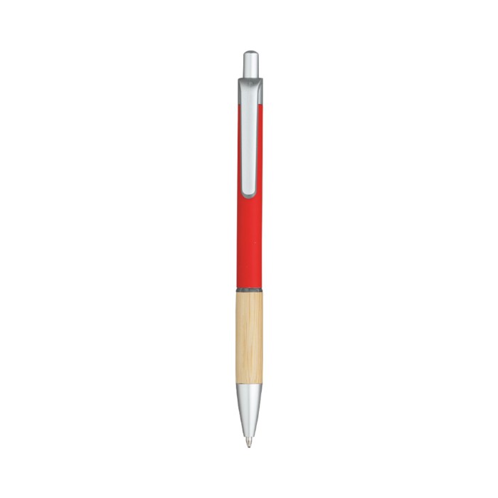 Penna Sfera Eco In legno e Rubber  con Stampa Personalizzata