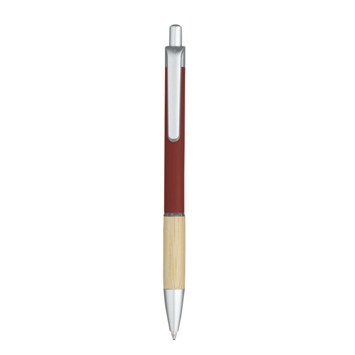 Penna Sfera Eco In legno e Rubber  con Stampa Personalizzata