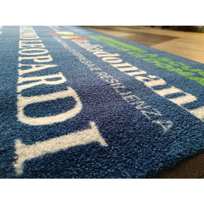 Tappeto Zerbino Asciugapassi Personalizzato con Bordo Antinciampo 115x180Cm