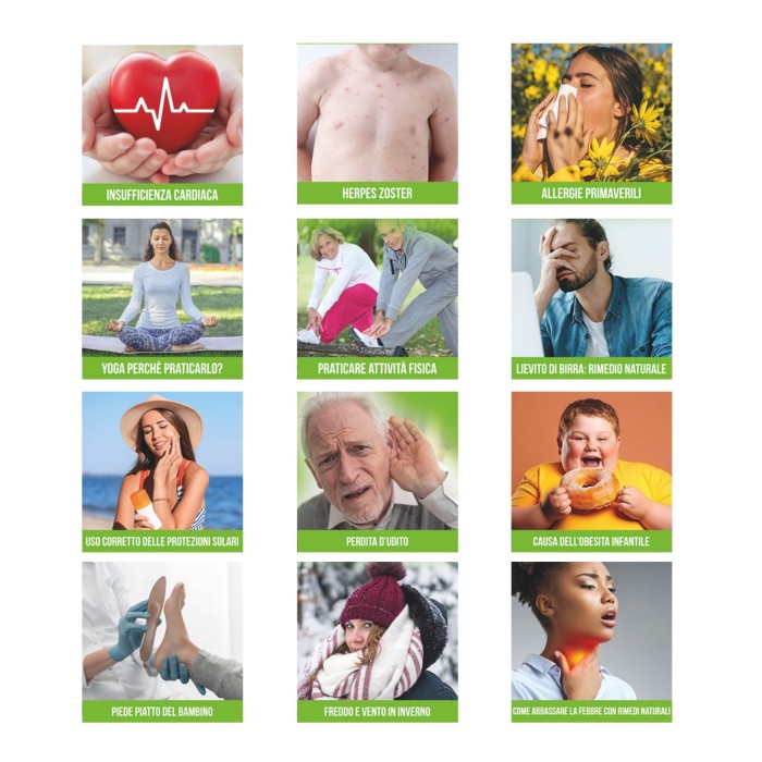 Calendario Da Parete 2025 "Consigli Del Farmacista " Con Testata Cartonata Personalizzata
