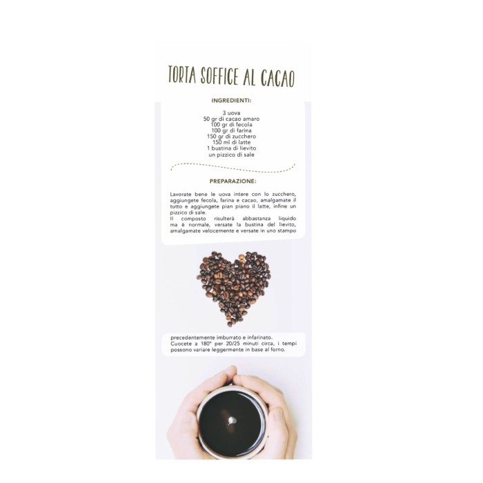 Calendario  Da Parete 2025 "Caffè" Con Testata Cartonata Personalizzata