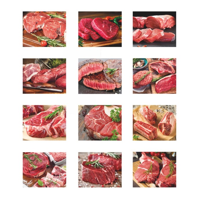Calendario  Da Parete 2025 "Carne" Con Testata Cartonata Personalizzata
