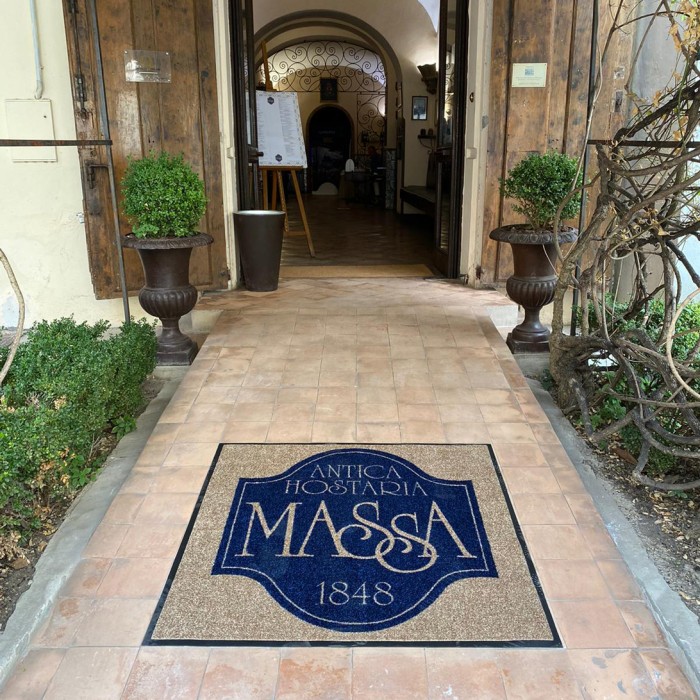 Tappeto Zerbino Asciugapassi Personalizzato con Bordo Antinciampo 150x280Cm