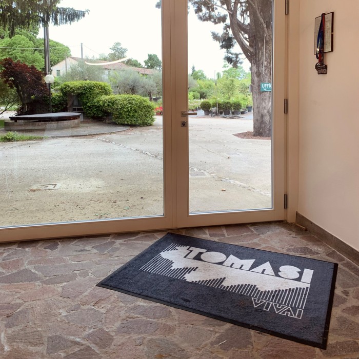 Tappeto Zerbino Asciugapassi Personalizzato con Bordo Antinciampo 150x250Cm