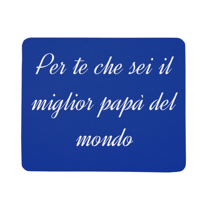Tappetino Mouse Personalizzato con Foto Scritta Logo