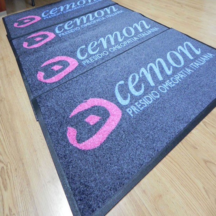 Tappeto Zerbino Asciugapassi Personalizzato con Bordo Antinciampo 85x115Cm