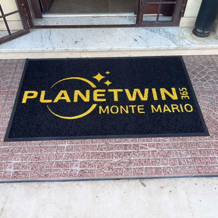 Tappeto Zerbino Asciugapassi Personalizzato con Bordo Antinciampo 115x260Cm