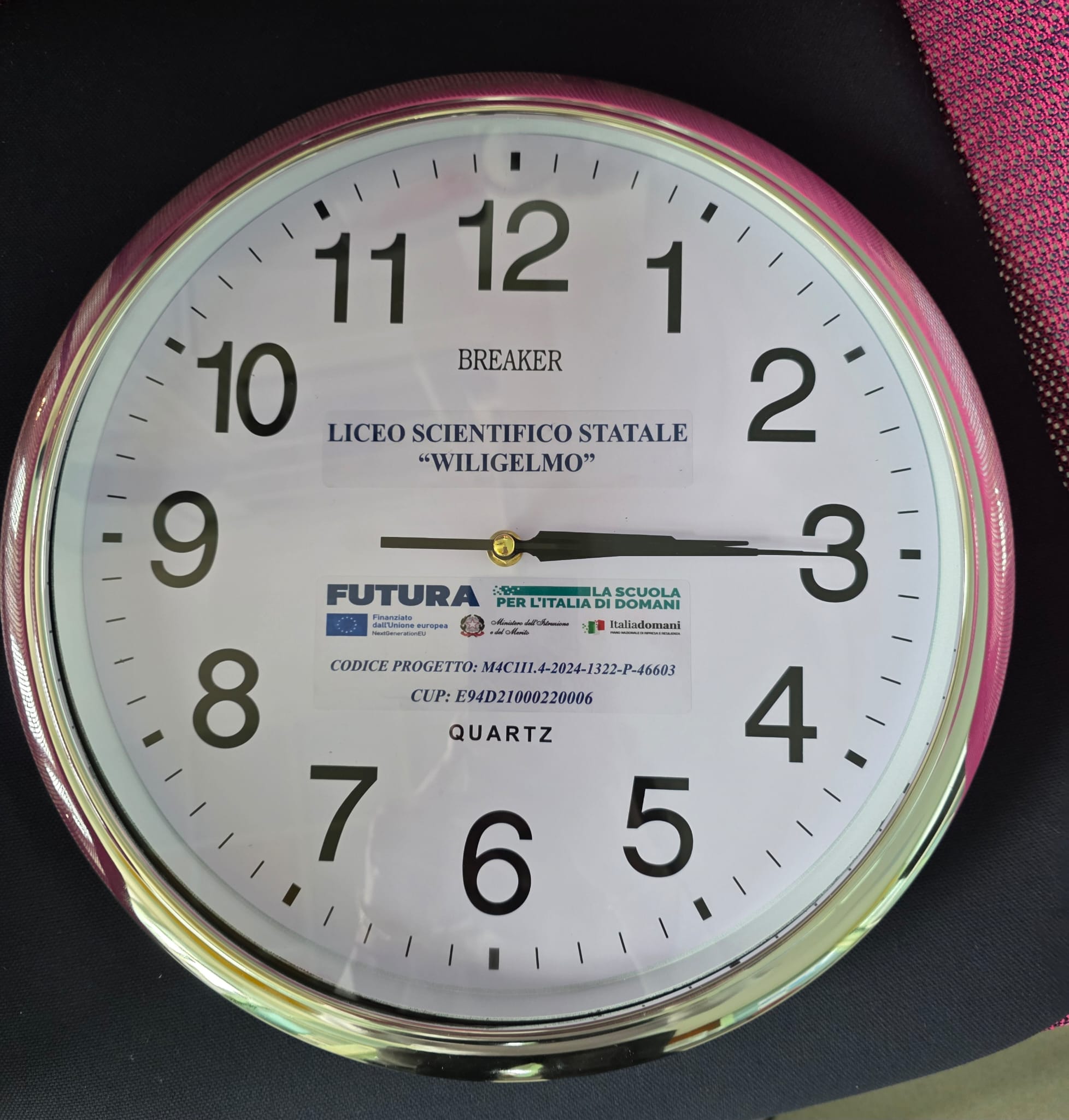 Orologio da Parete Personalizzato diametro 37 cm
