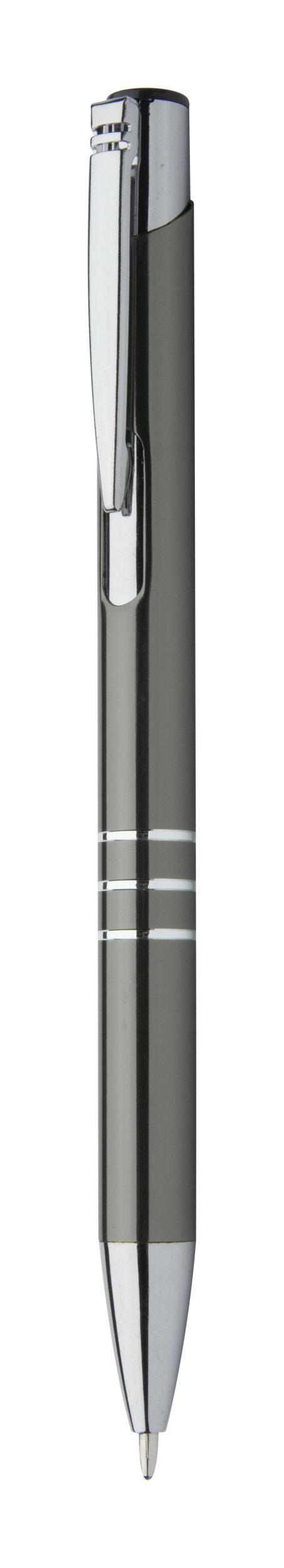 Penna a Sfera Channel in Alluminio SHINE Personalizzata. Disponibile con Refill nero (Channel black AP809610) e in Versione Ecologica (Rechannel Shine AP808169)