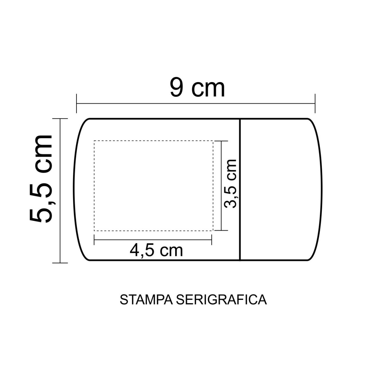 Portapillole KONTEN in Plastica a 2 Scomparti Personalizzato