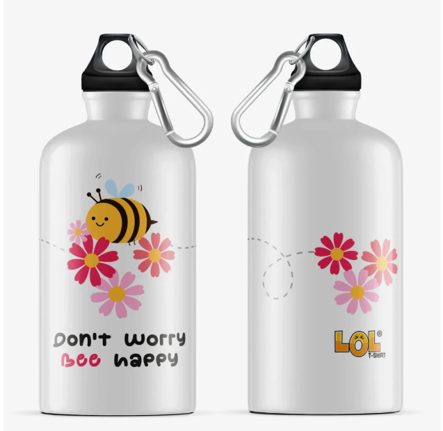 Borraccia SUB SYDEX in Alluminio (400ml, 500ml, 750ml) con Gancio Personalizzata