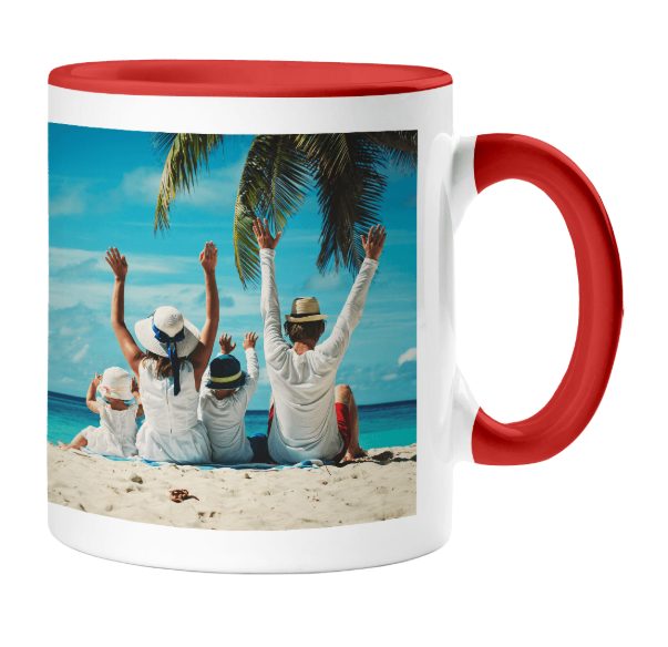 Tazza in Ceramica con Interno Colorato 320ml Personalizzata