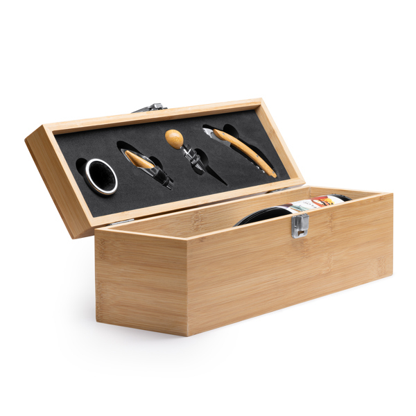 Cofanetto + Kit Accessori Vino  ROWAN Personalizzato