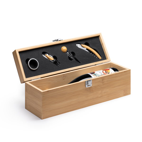 Cofanetto + Kit Accessori Vino  ROWAN Personalizzato