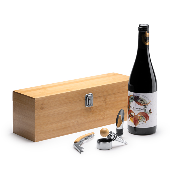 Cofanetto + Kit Accessori Vino  ROWAN Personalizzato