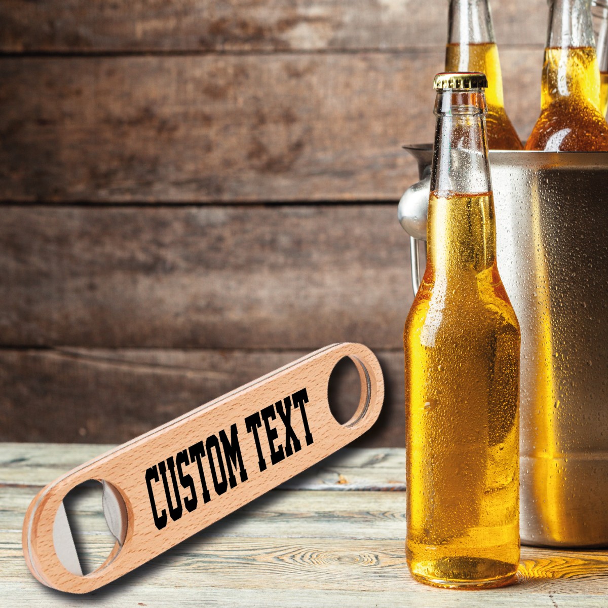 Apribottiglie LAGER in Legno Personalizzato