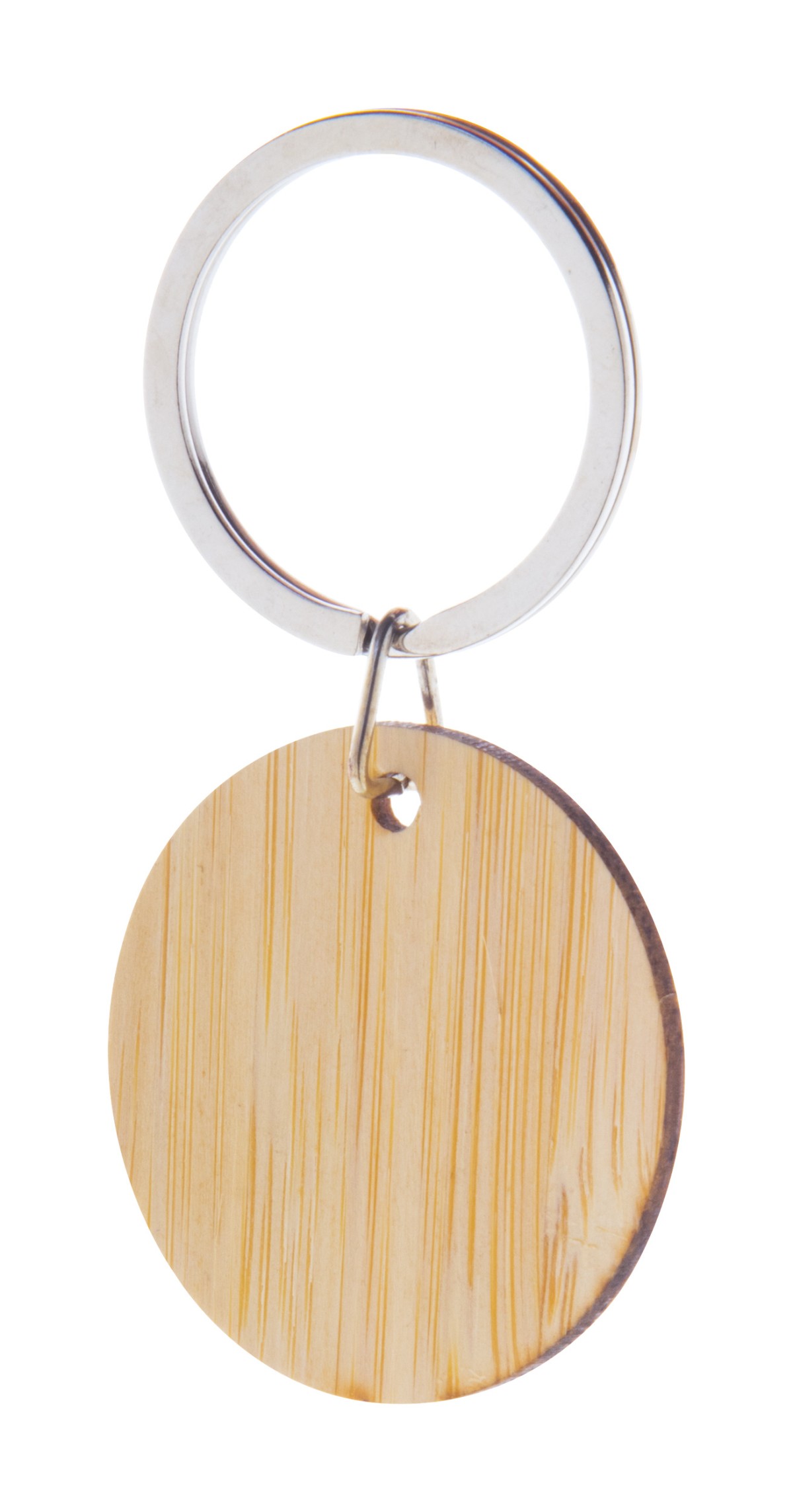 Portachiavi in Bambù BOOKEY con Anello in Metallo Personalizzato